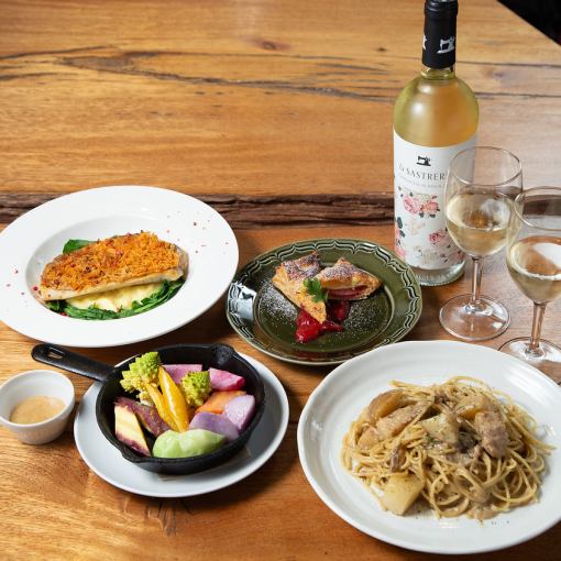 【女子会コース】女性に嬉しいお料理をご提供！飲み放題付き4400円(税込)