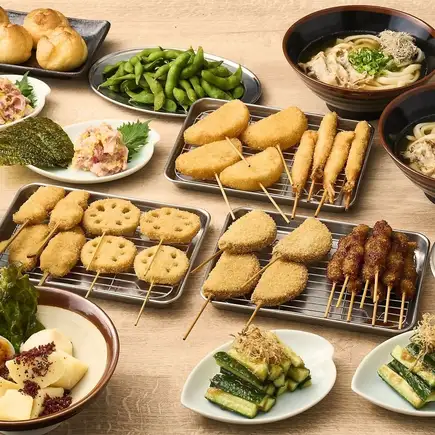 【串カツ田中コース】全13品◆120分飲み放題付4,400円(税込)
