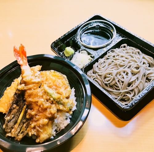 天丼とお蕎麦のセット