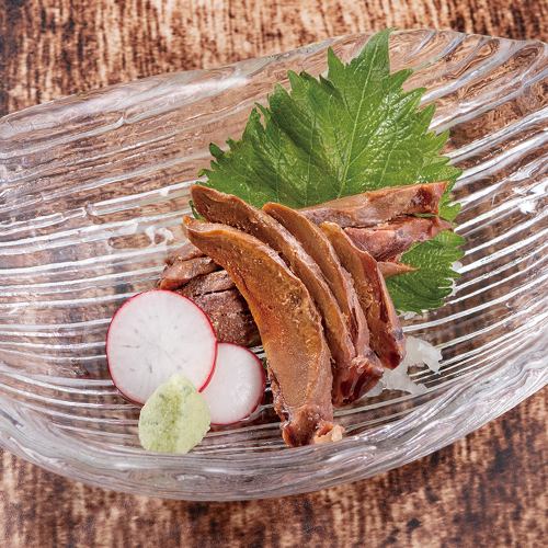Squid liver marinated in soy sauce - served with ruibe sauce -