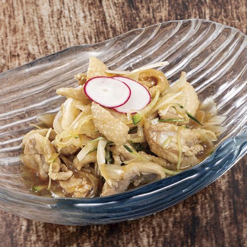 Duck skin ponzu sauce