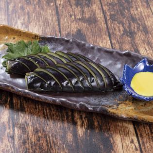 自家製　茄子の辛子漬け