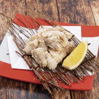 鴨肉の塩唐揚げ