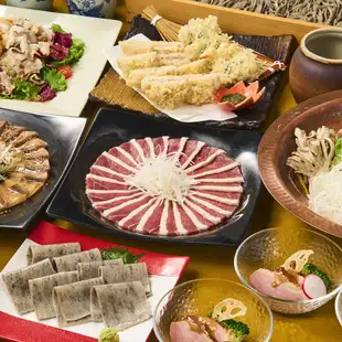 ゆず香る鴨の南蛮鍋コース5,480円(税込)【2H飲み放題付き】