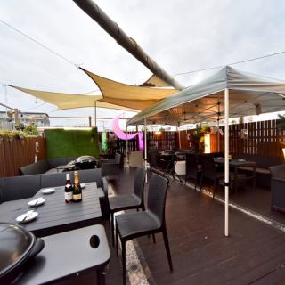 Please enjoy as much as you like of whatever you like.Very popular for banquets and parties♪ Enjoy the open-air BBQ beer garden!