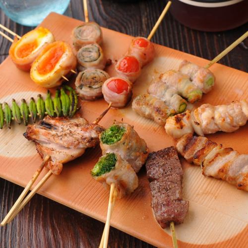 Hakata's famous vegetable skewers!