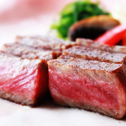 Japanese black beef sirloin steak