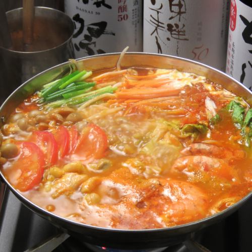 Tomato cream hotpot