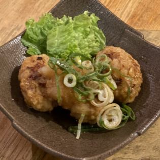 Tsukune with grated ponzu sauce