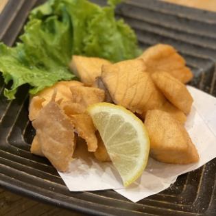 Deep fried salmon