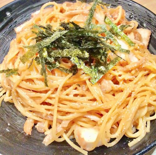 ◇Very popular with women◇ Japanese-style mentaiko pasta