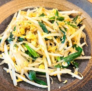 韭菜雞蛋豆芽炒