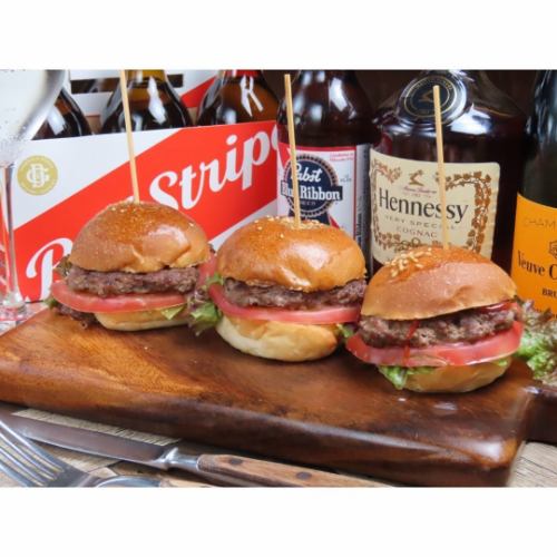 SNS映えする話題のミニバーガー♪