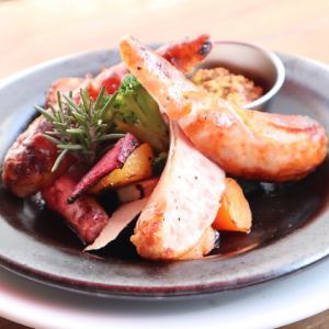 サルシッチャソーセージの窯焼き