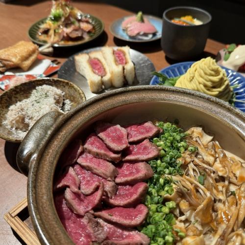 旬の土鍋とお料理。