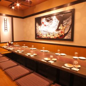 This is a seat for 12 people.For a medium-sized drinking party, please come to Hanano Mai Takenotsuka East Exit ★