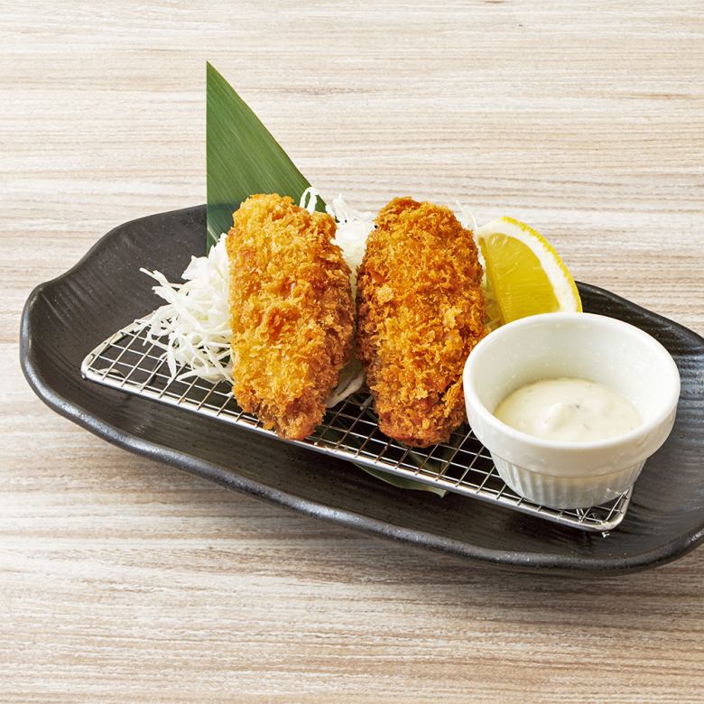 炸牡蠣（岡山縣）/一口奶油馬鈴薯麻糬（北海道）