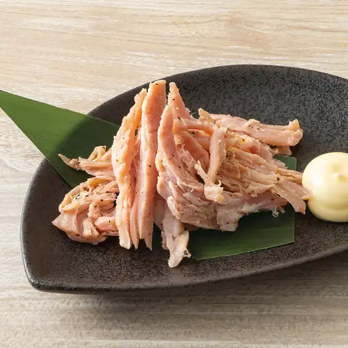 豚のあたりめ/[低温調理]砂肝ねぎポン酢　各