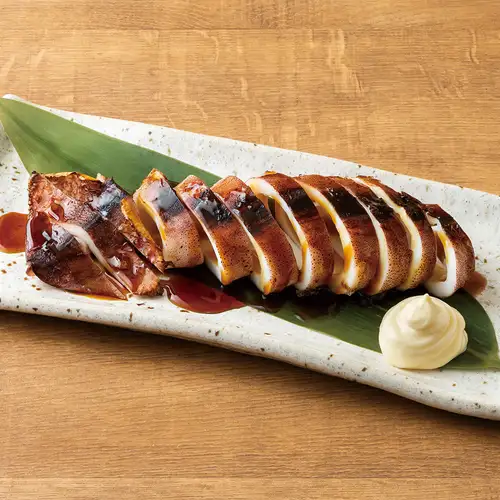 スルメイカの炙り焼き