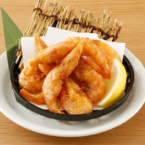 海老の唐揚げ/揚げたこ焼き 各