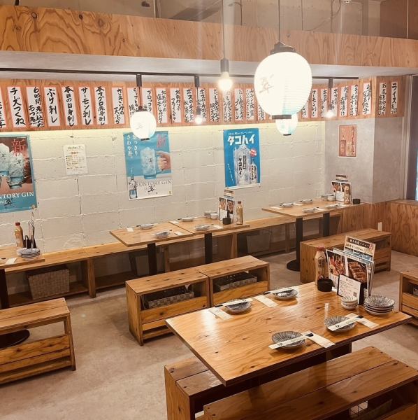 【貸切も30名様～お受付しております！】当店は全席喫煙も可能です！！各種ご宴会にもピッタリで30名様以上で貸切も可。ワンフロアで一体感も◎人数や予算などはお気軽にお問合せ下さい♪