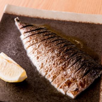 Roasted mackerel