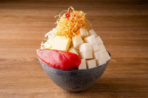 Mentaiko mochi ~A belly of the highest quality mentaiko from off the coast of Sanriku, Miyagi Prefecture, served with mochi~