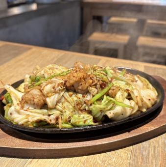 辛ホルモン鉄板