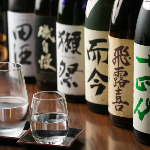 Carefully selected local sake from all over Japan.[Kawagoe/Tavern]