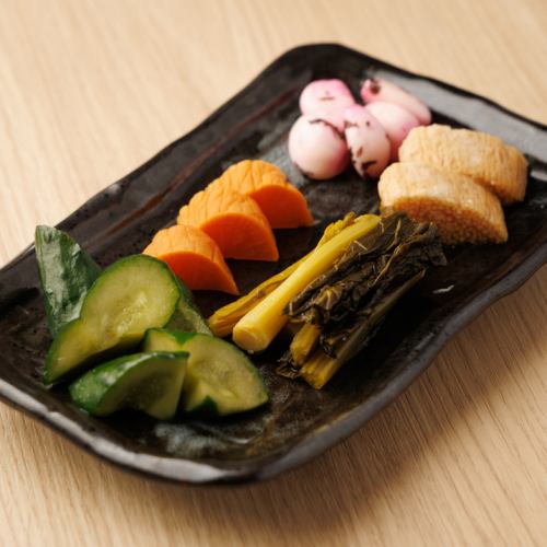 漬物盛り合わせ