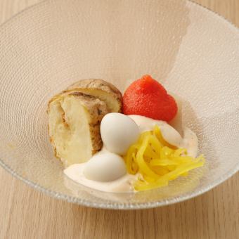 おでん出汁のポテトサラダ