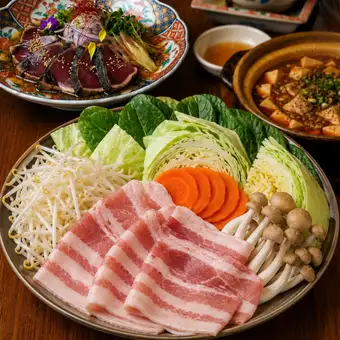 2時間飲放題付 8品 一番人気! 夏宵コース《4950円》全席個室◎