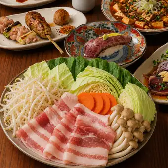 【季節宴会】2時間飲放題付 9品 酒は憂いの玉箒　涼酒コース《５５００円》全席個室◎