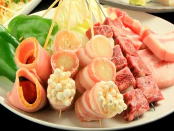 {Food only} [Yakitori platter + 6 dishes] ◆ Torisuke course ◆ 3000 yen