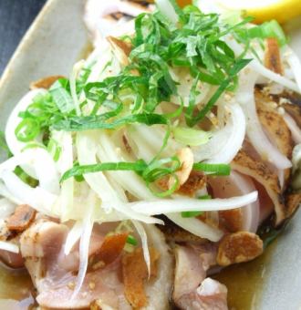 丹波地鶏のアツアツたたき