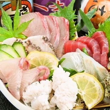 生簀直送の瀬戸内鮮魚!お刺身7種盛り2068円