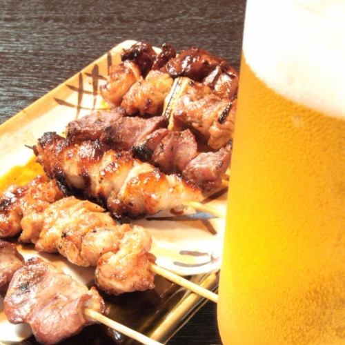 生ビールは一志の料理と相性◎
