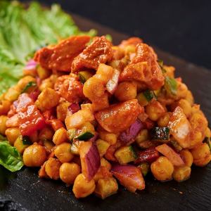 Chicken Chana Chat