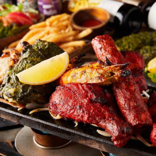 "Total Taste Grill" with authentic tandoor meat dishes