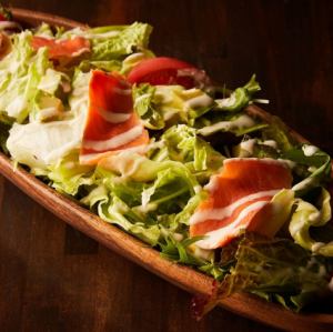 アボガドとサーモンのシーザーサラダ　S/M