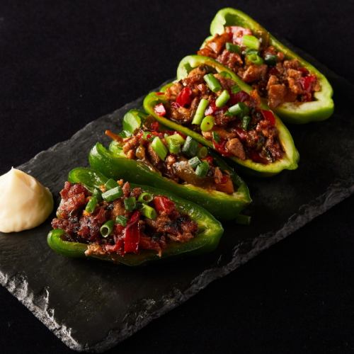 ガパオ詰めピーマン