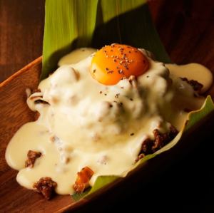 チーズキーマガパオ