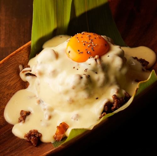 チーズキーマガパオ