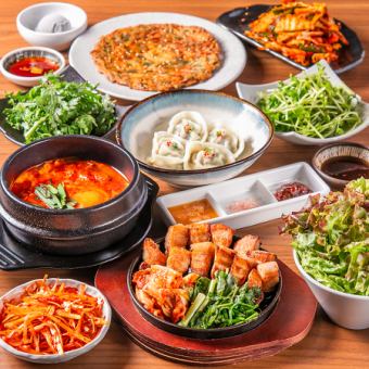 要予約【NOWANAプレミアムコース】韓国料理を贅沢に楽しむ《全9品》お一人様5500円(税込)