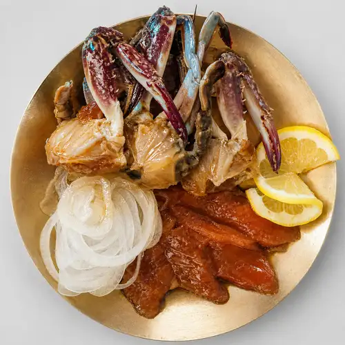三文鱼盖酱套餐