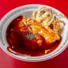 ソフトシェルクラブのあんかけ新かに玉