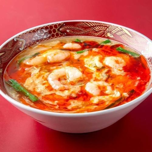 海老の酸辣湯麺
