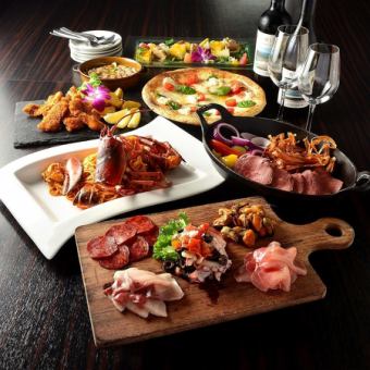 【プレミアムプラン】 全8品 +フリードリンク付き/ お一人様8,500円(税込)