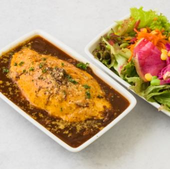 自家製ビーフシチュー　オムライス弁当　