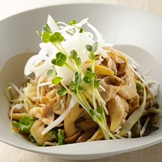 豚しゃぶと木の子のサラダ